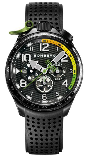 Bomberg BOLT-68 RACING BLACK & GREEN BS45CHPBA.059-1.10 Replica Watch
